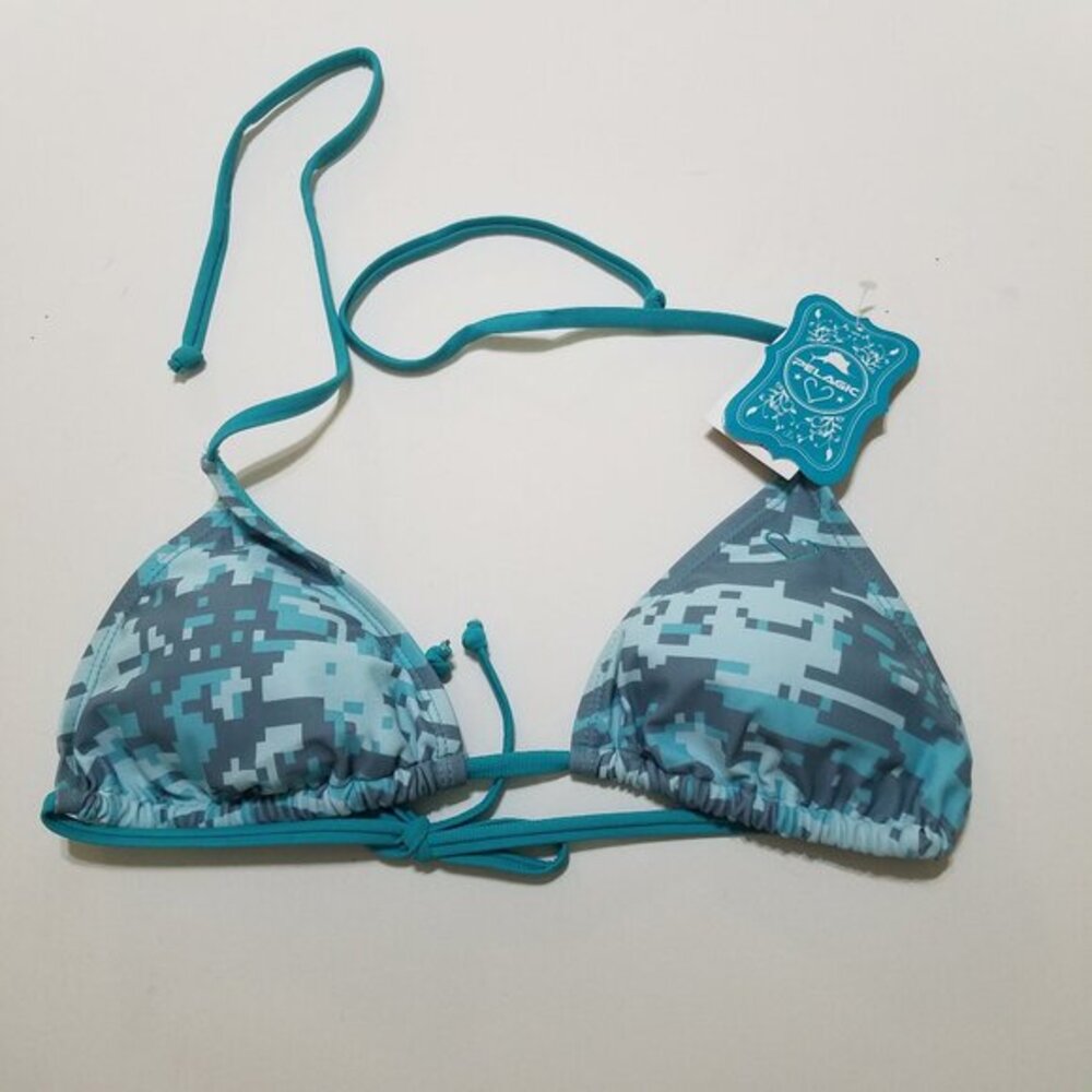 NWT Pelagic Swim Triangle Bikini Top Size XS